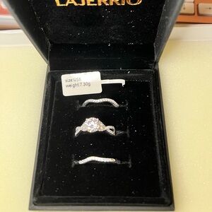 Lajerrio 3 piece sterling silver size 8.0, wore a couple times.
